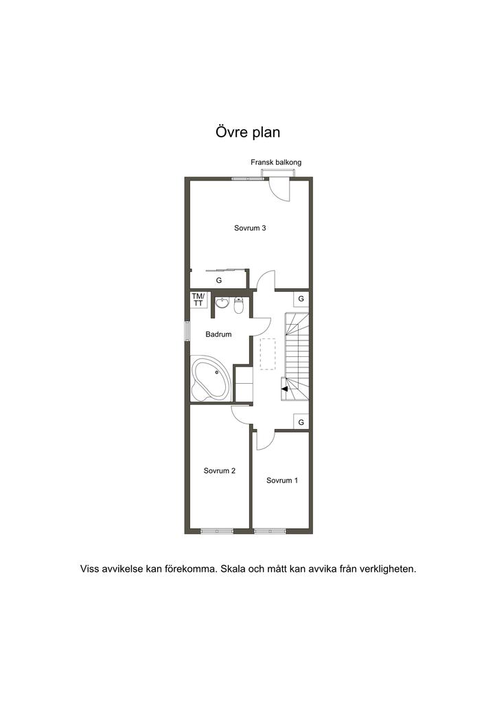 Övre plan, skiss