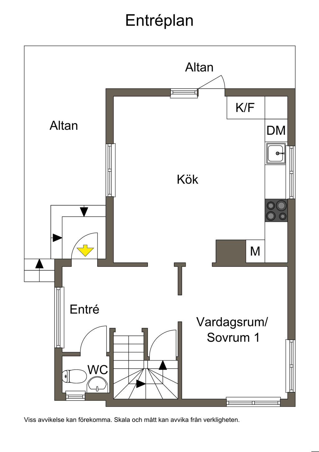 Planlösning entréplan