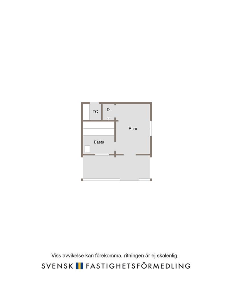Planlösning bastubyggnad