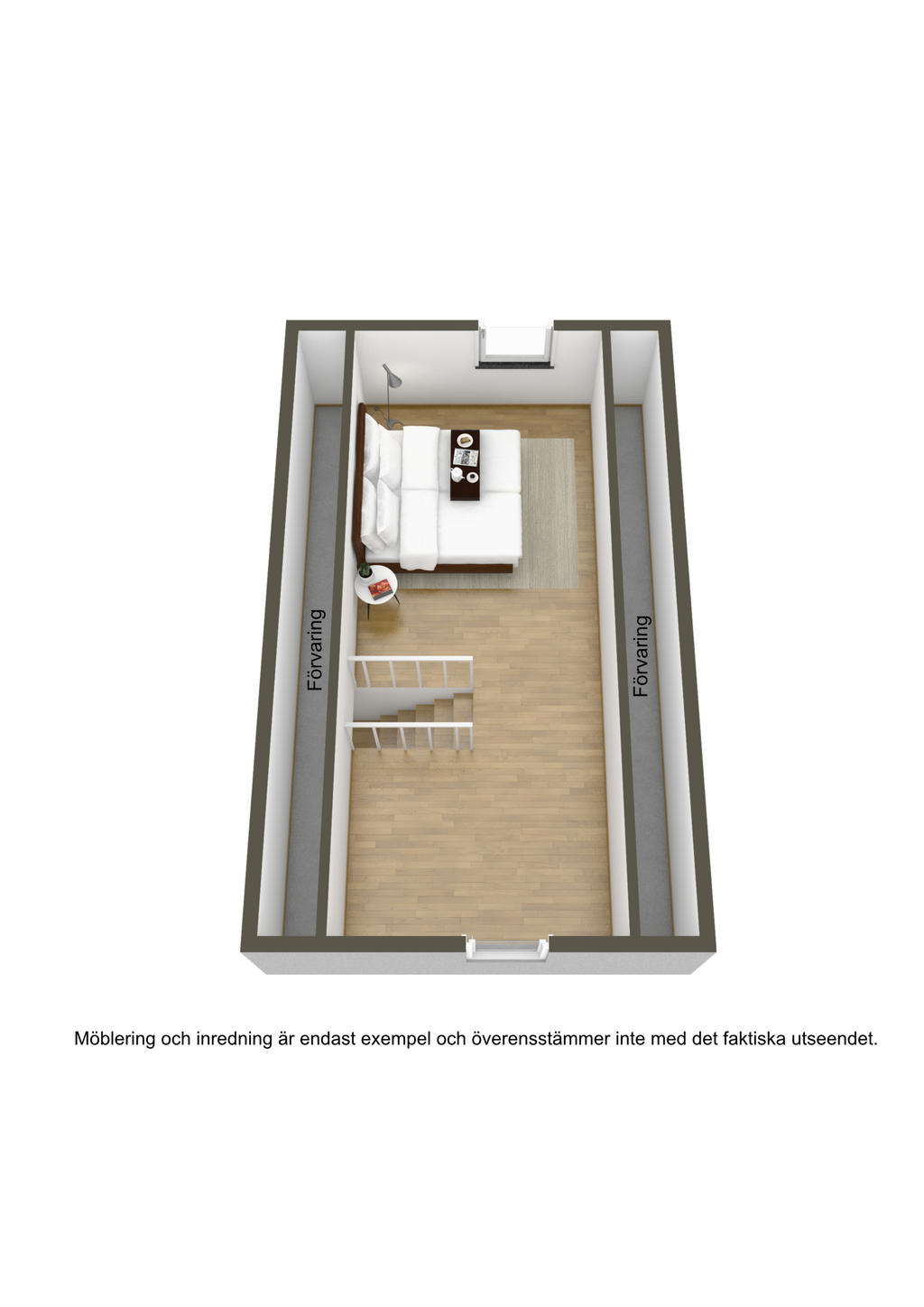 Planlösning sovloft 3D