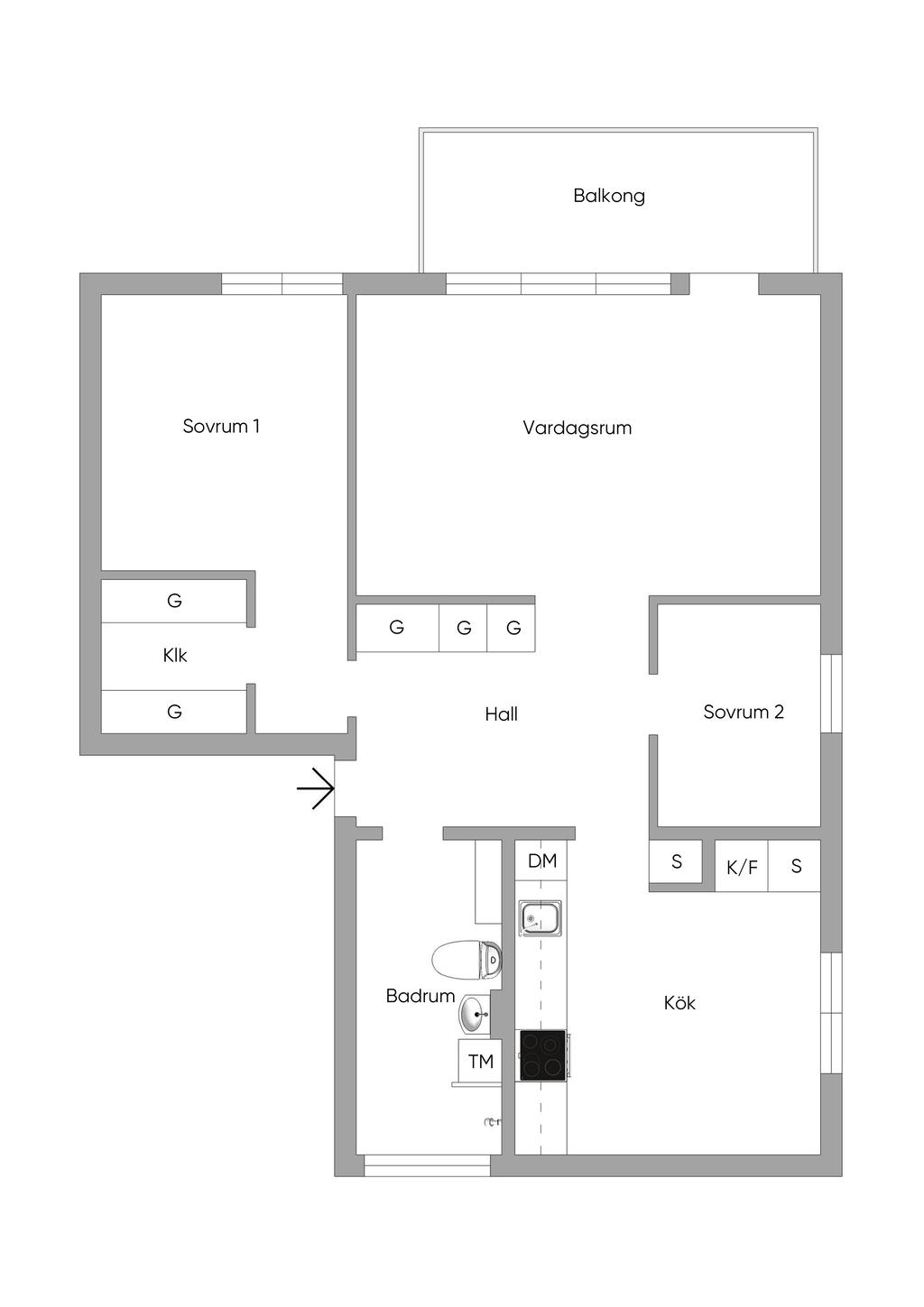 Alternativ planlösning