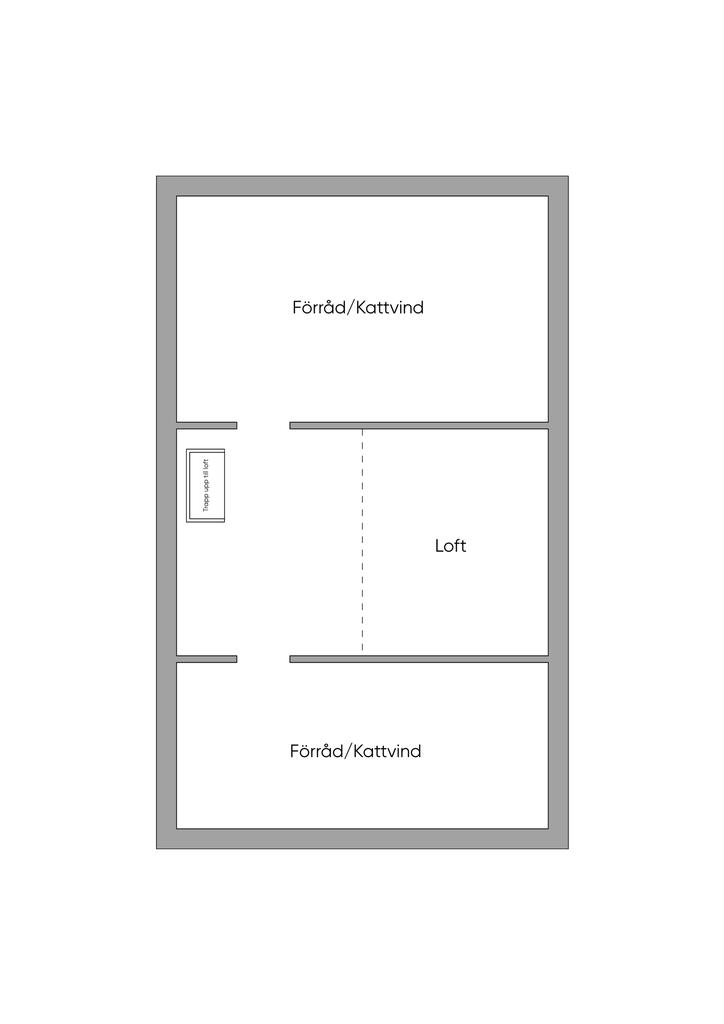 Planritning Vindsplan 2D