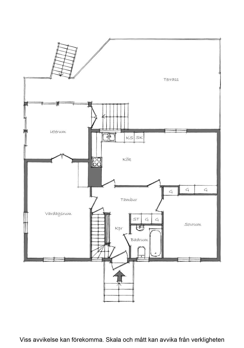 Planlösning Entré plan