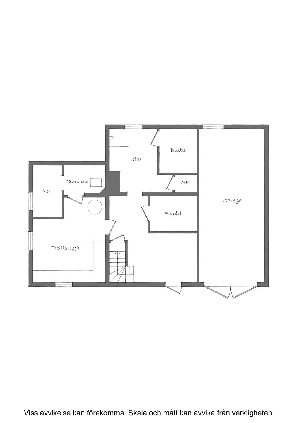 Planritning Källarplan