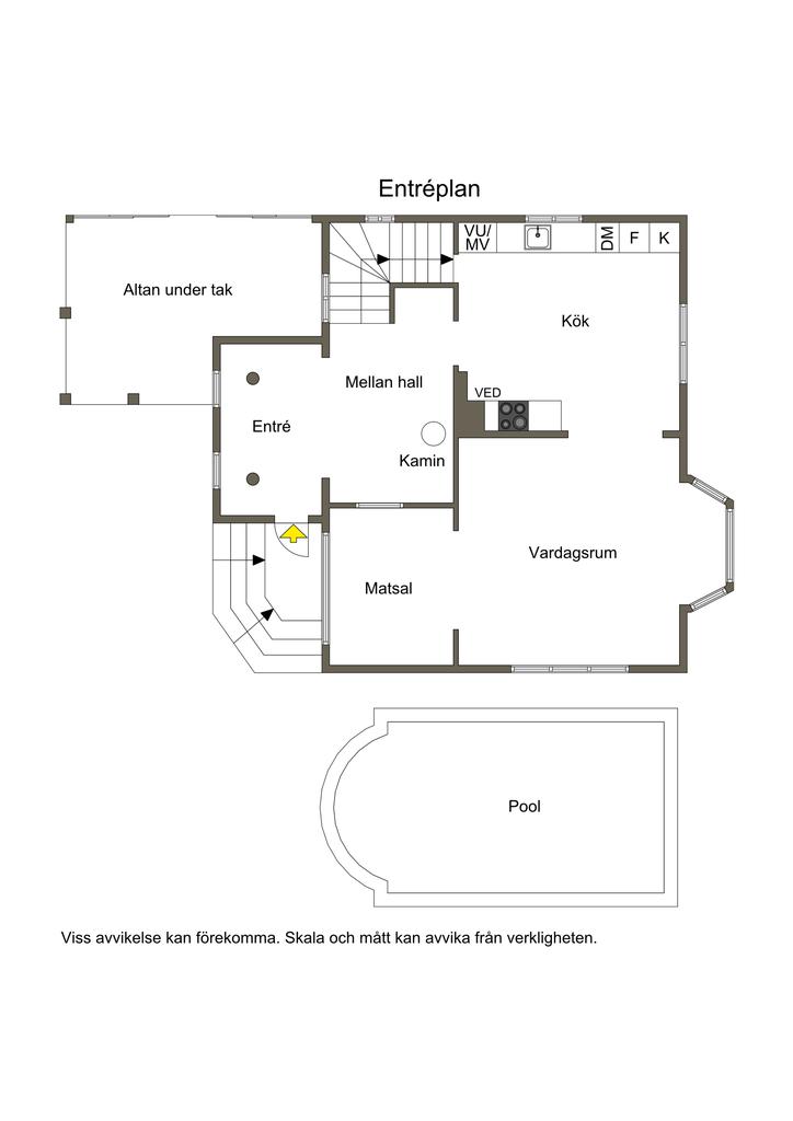 Entréplan, skiss