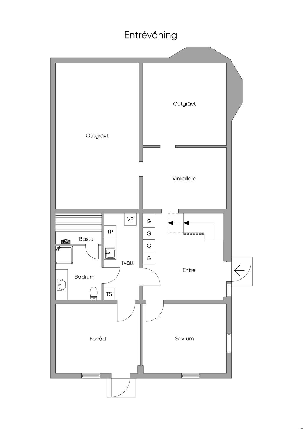 Planlösning entréplan