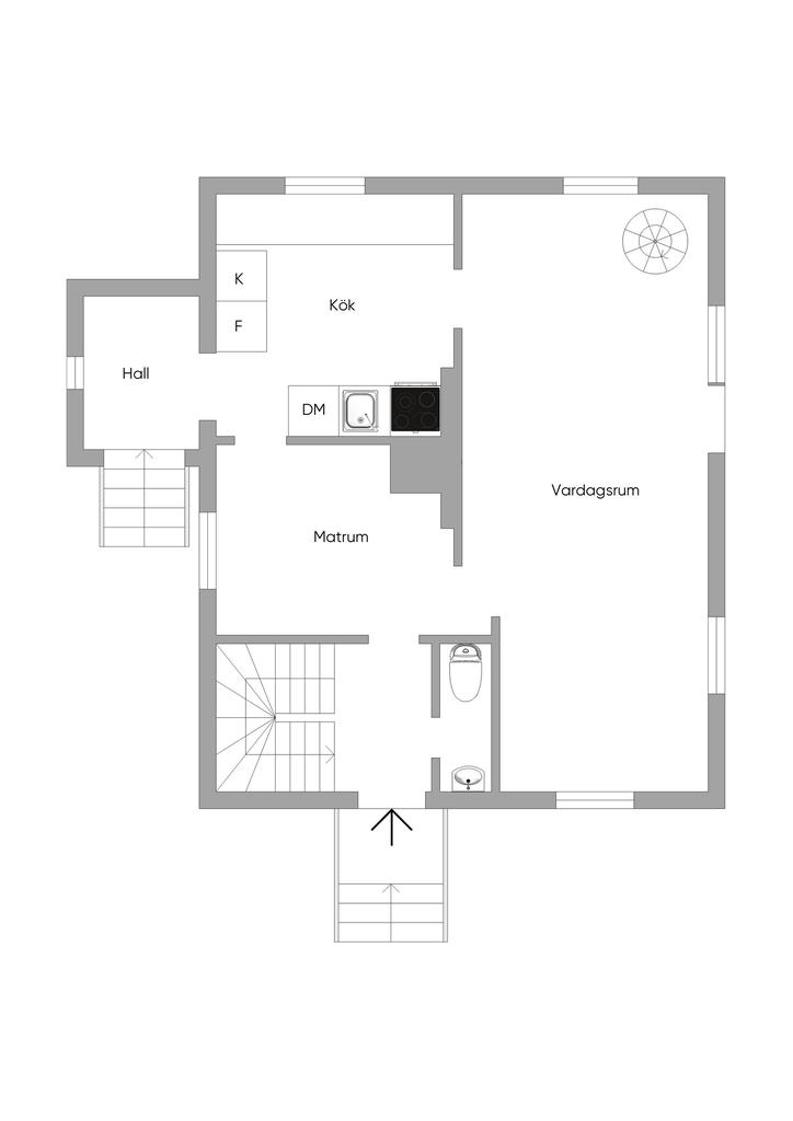 Planlösning entréplan