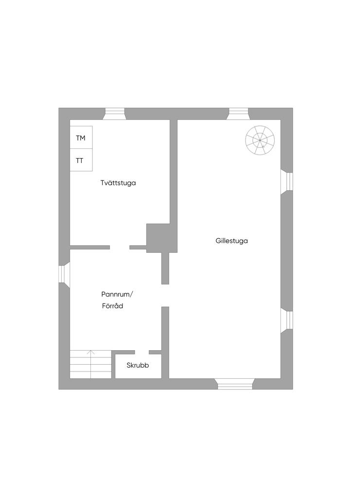 Planlösning källarplan
