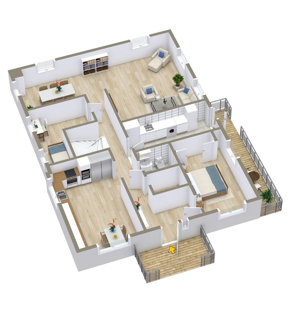 alternativ planlösning - Entéplan