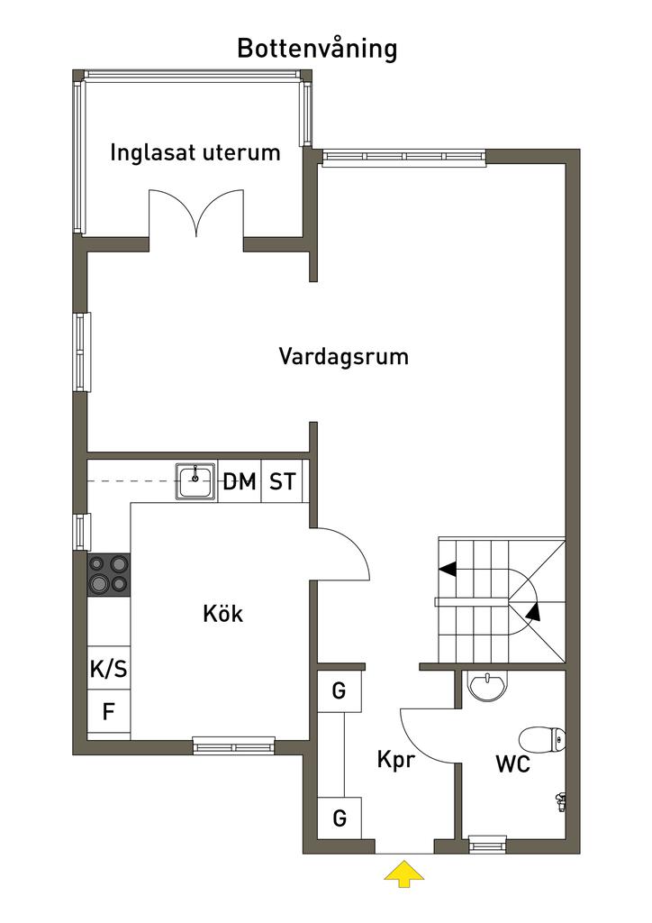 Planlösning entréplan