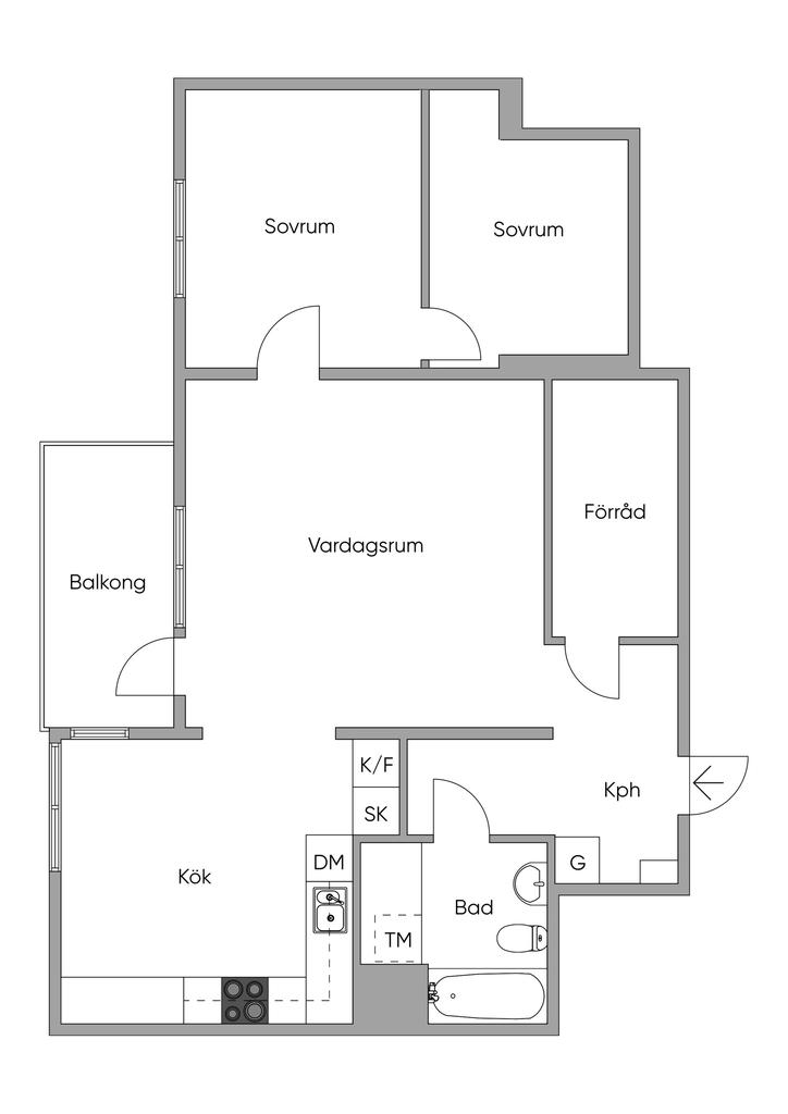 Alternativ planlösning