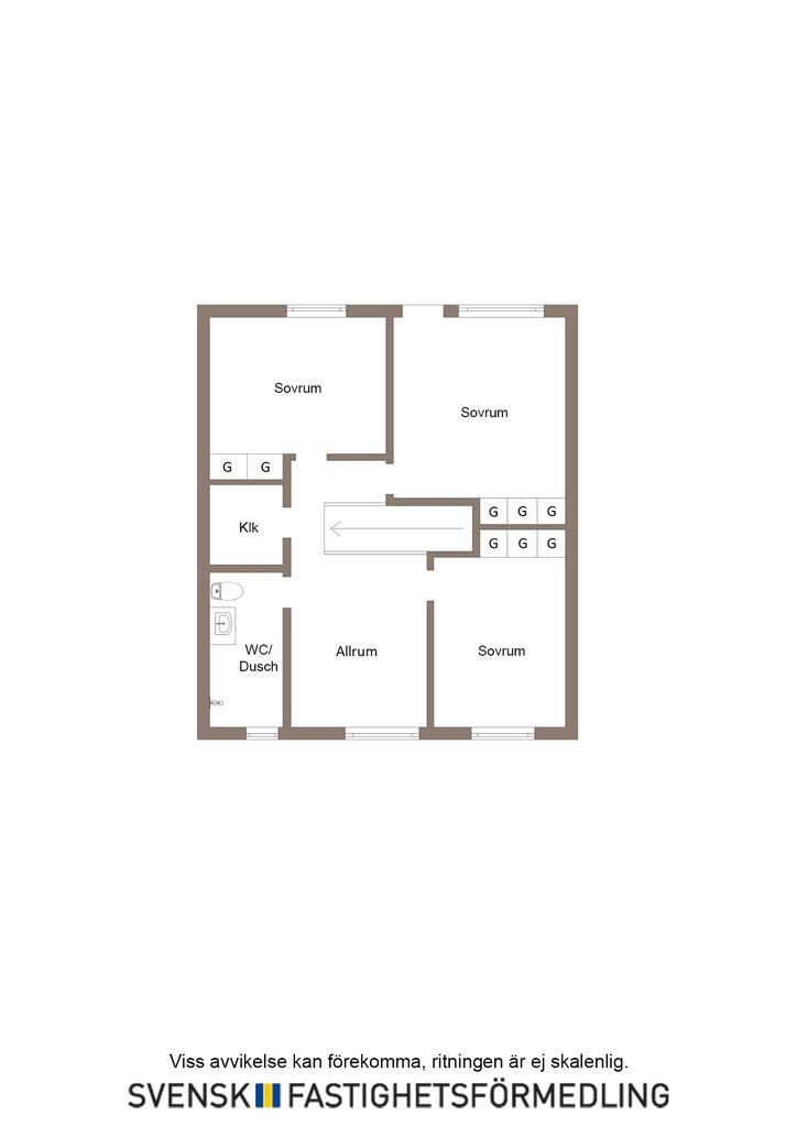 Planlösning övre plan