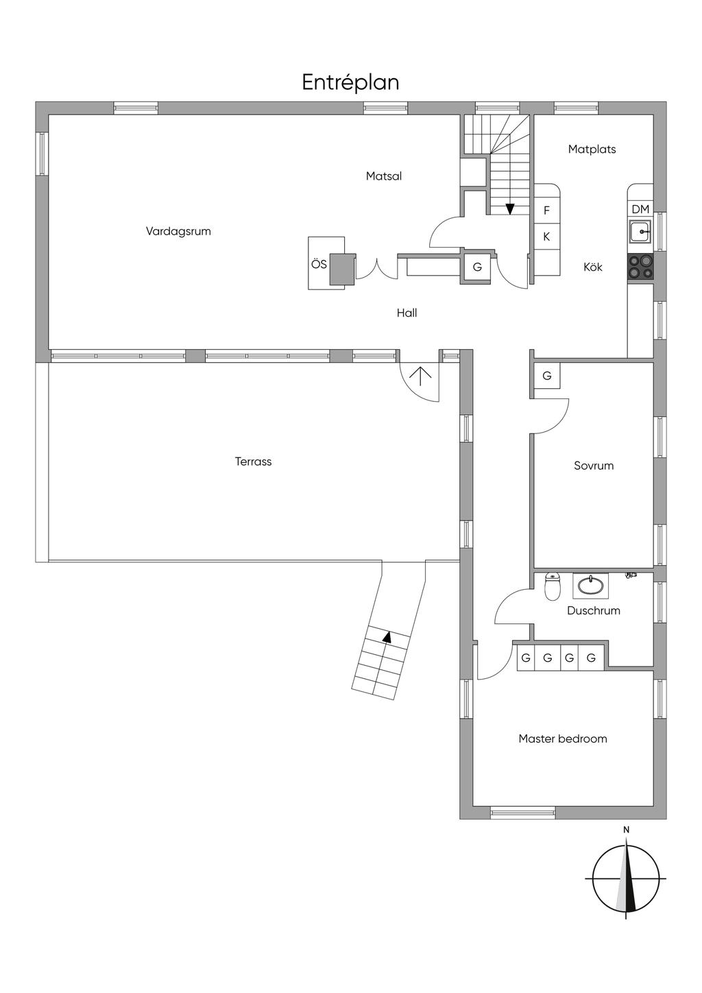 Entré Plan, 2D