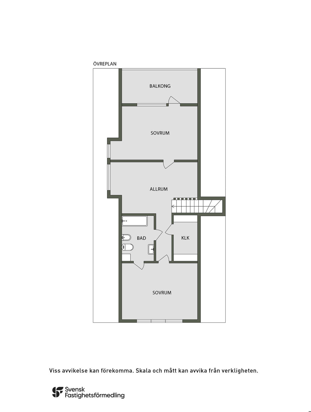 Planlösning - Övreplan