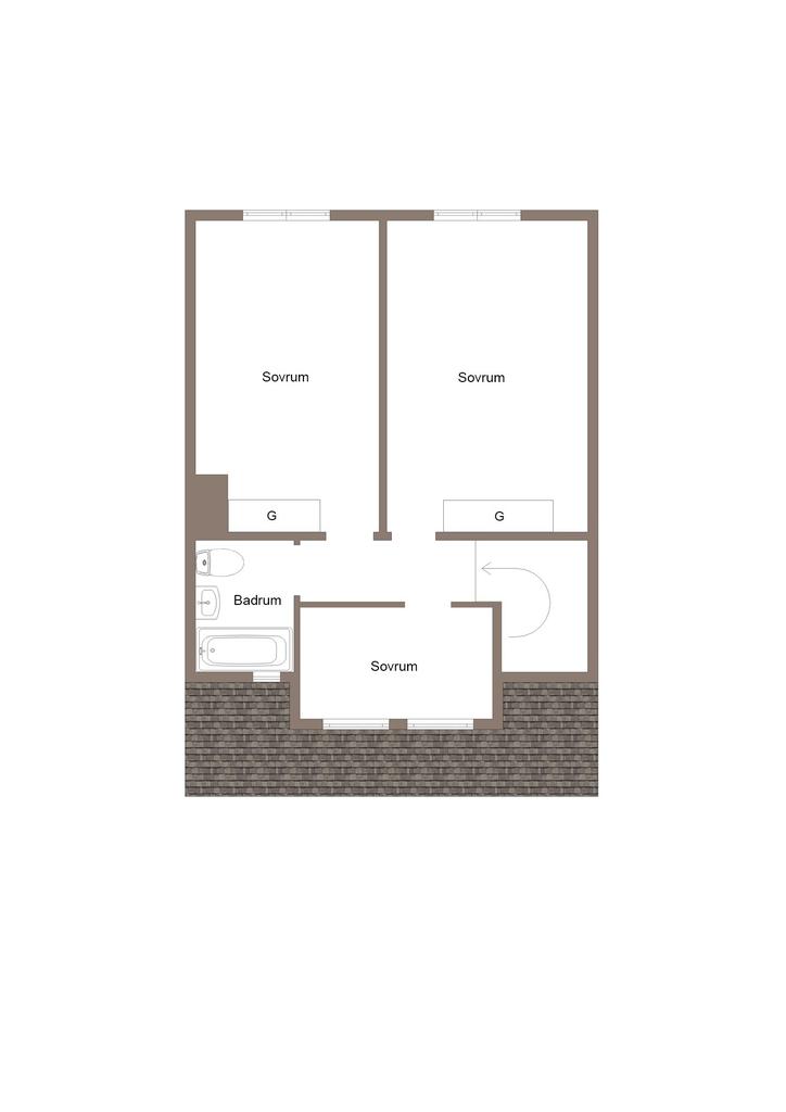 Alt planlösning övre plan