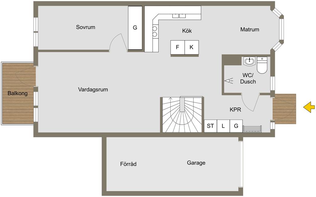 Entréplan - 2D Floor Plan