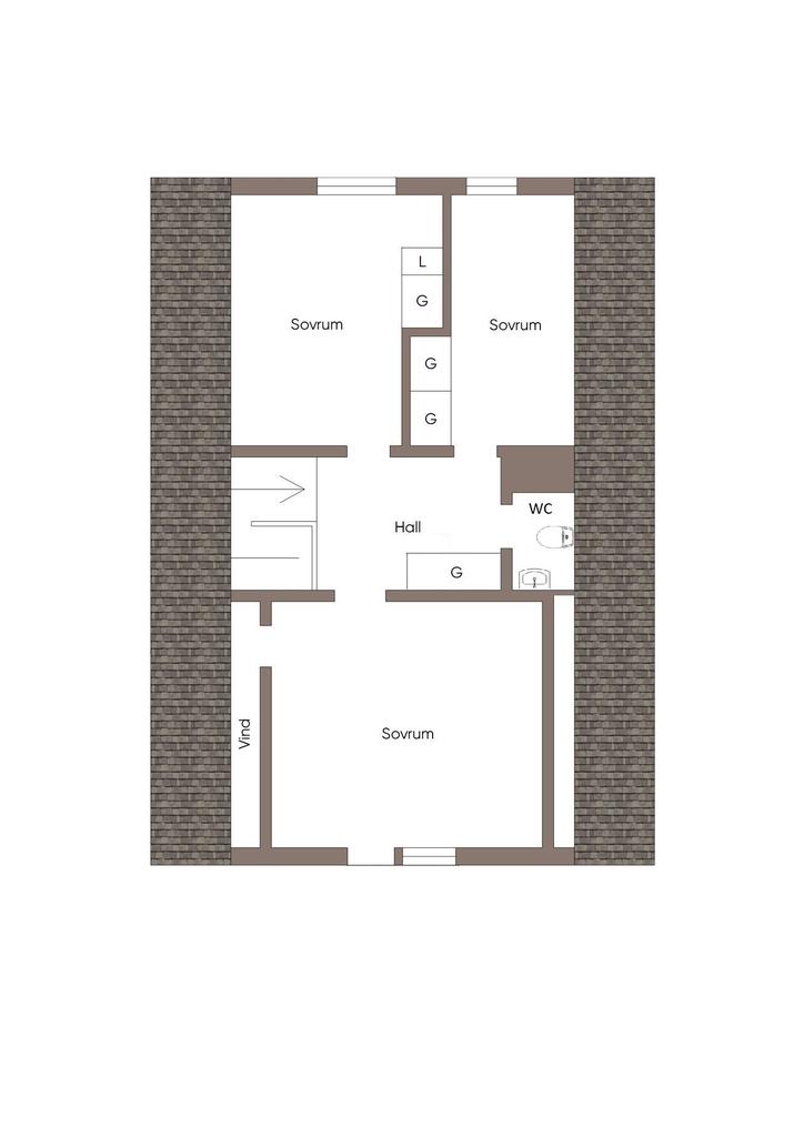 Planlösning övre plan