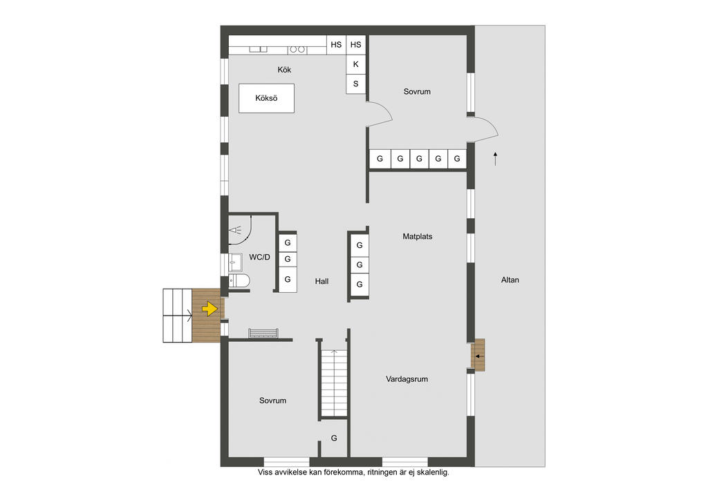 Planlösning entréplan