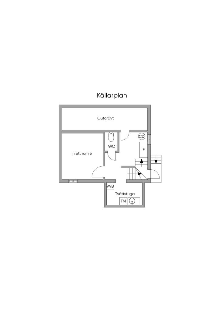 Källare, skiss