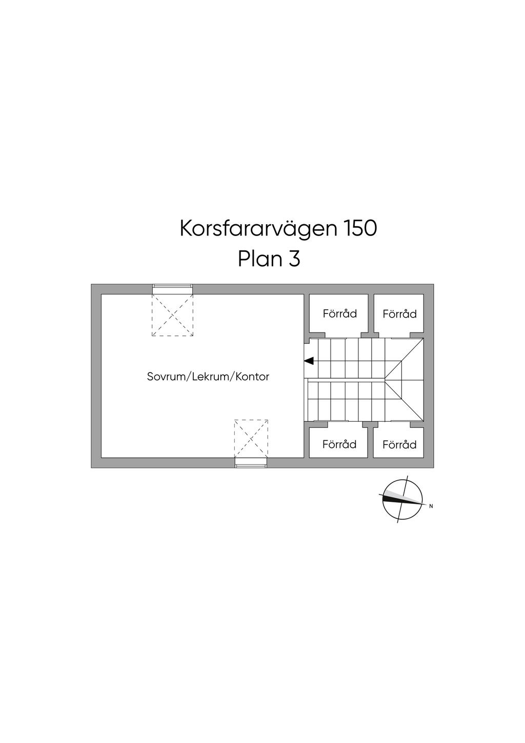 Planskiss 2D, Vindsvåning
