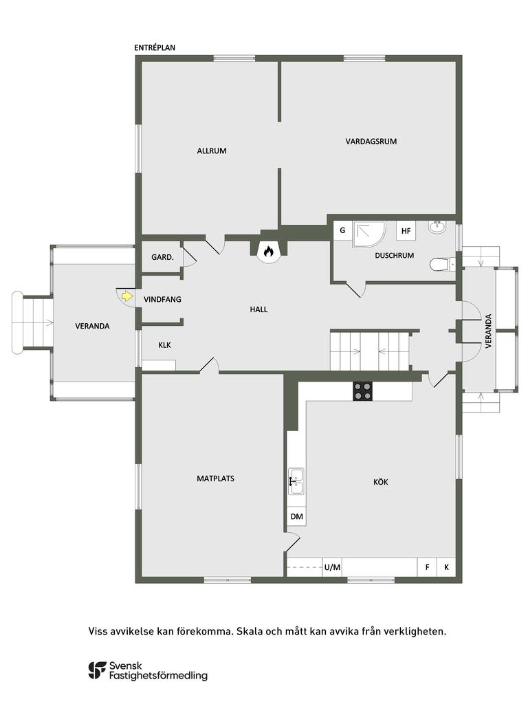 Planlösning entréplan