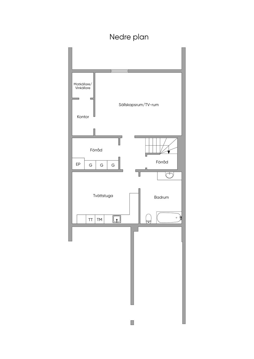 Planskiss 2D, Nedre Plan