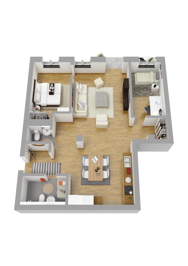 Planlösning 3D