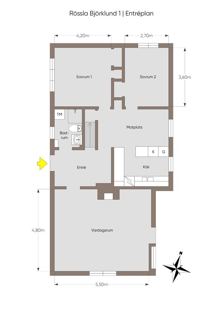 Planlösning entréplan