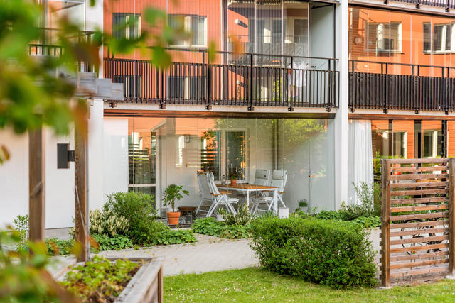 Uterum mot den trevliga innergården