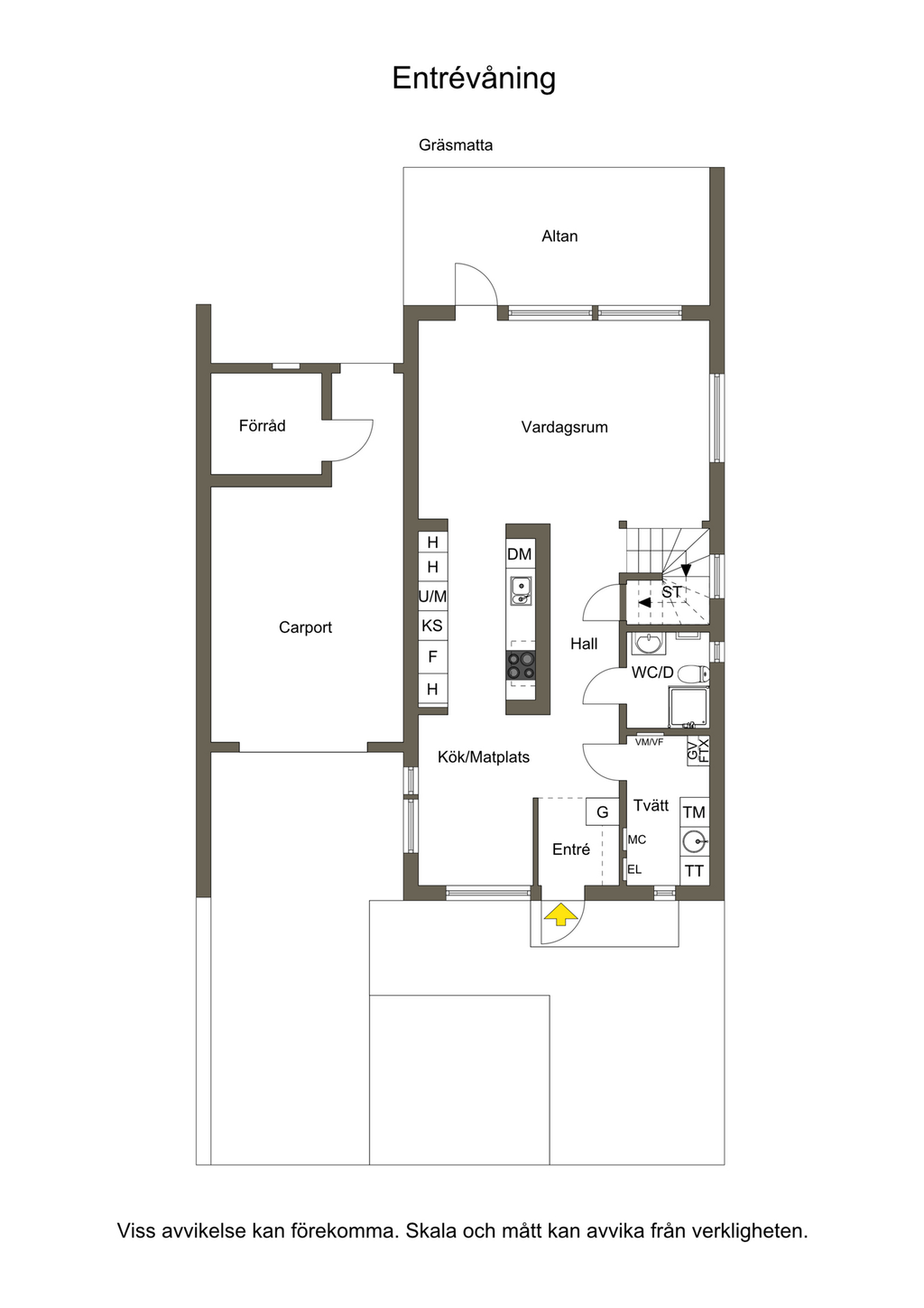 Planlösning Entréplan