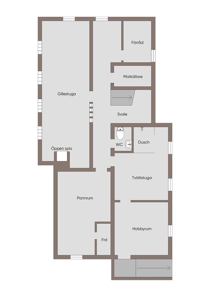 Planritning källarvåning