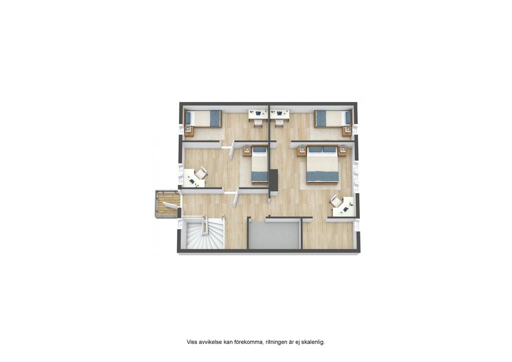 Planlösning övre plan