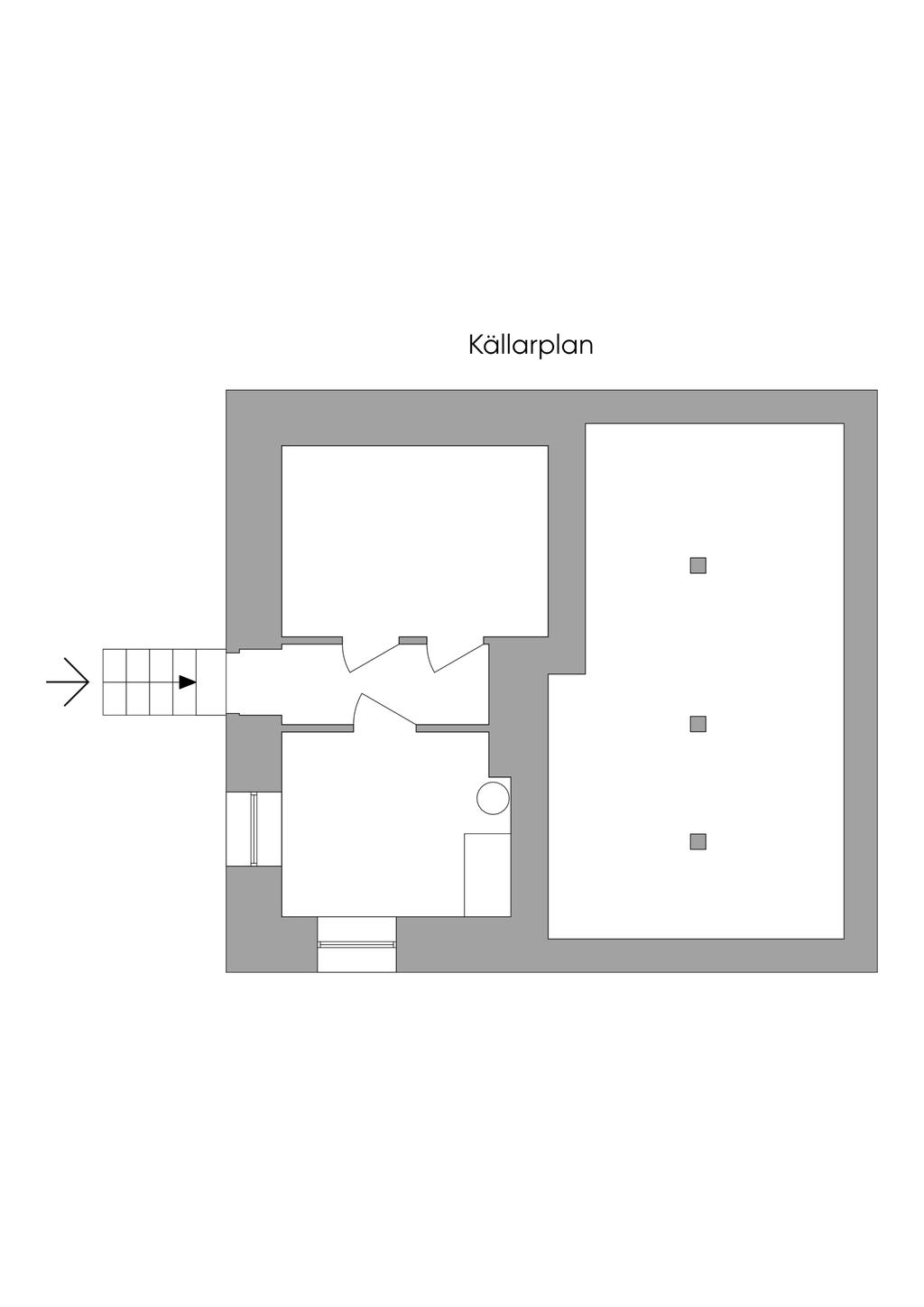 Planritning källarplan