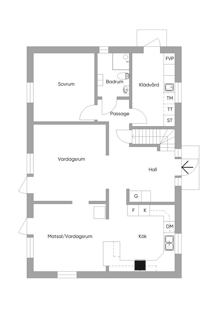 Planlösning Entréplan