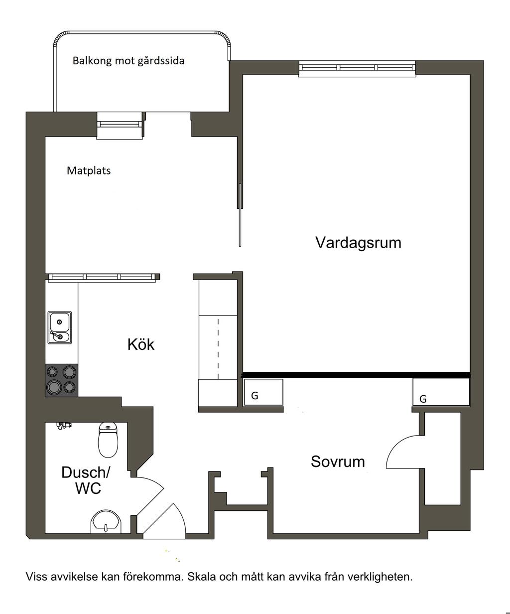 2 D skiss Alternativ planlösning