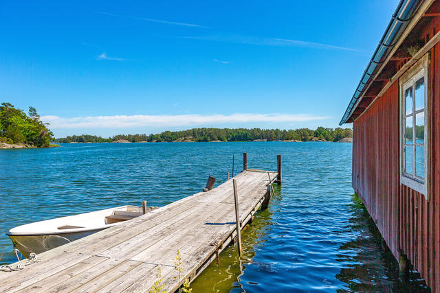 Tillgång till eget båthus