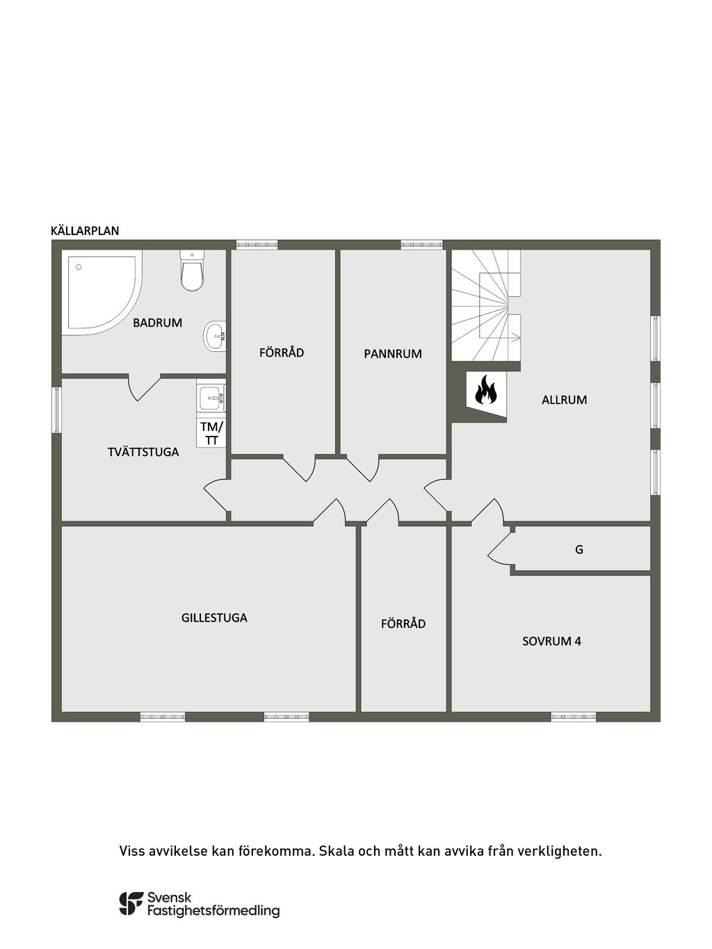 Planritning - Källarplan