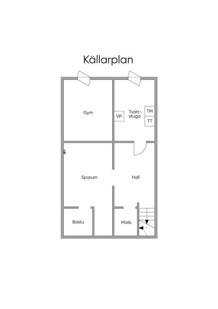 Planlösning källarplan