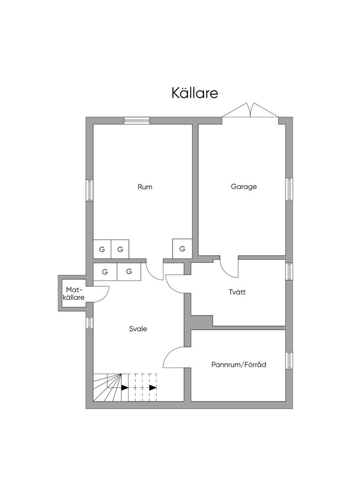 Planritning källare