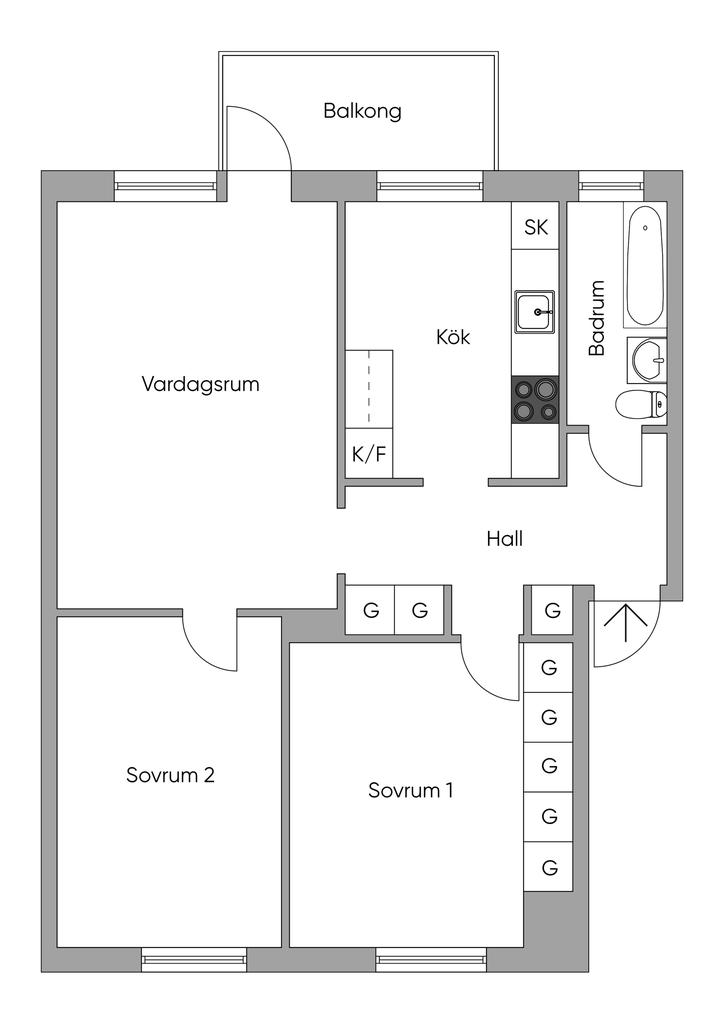 Välplanerad planlösning