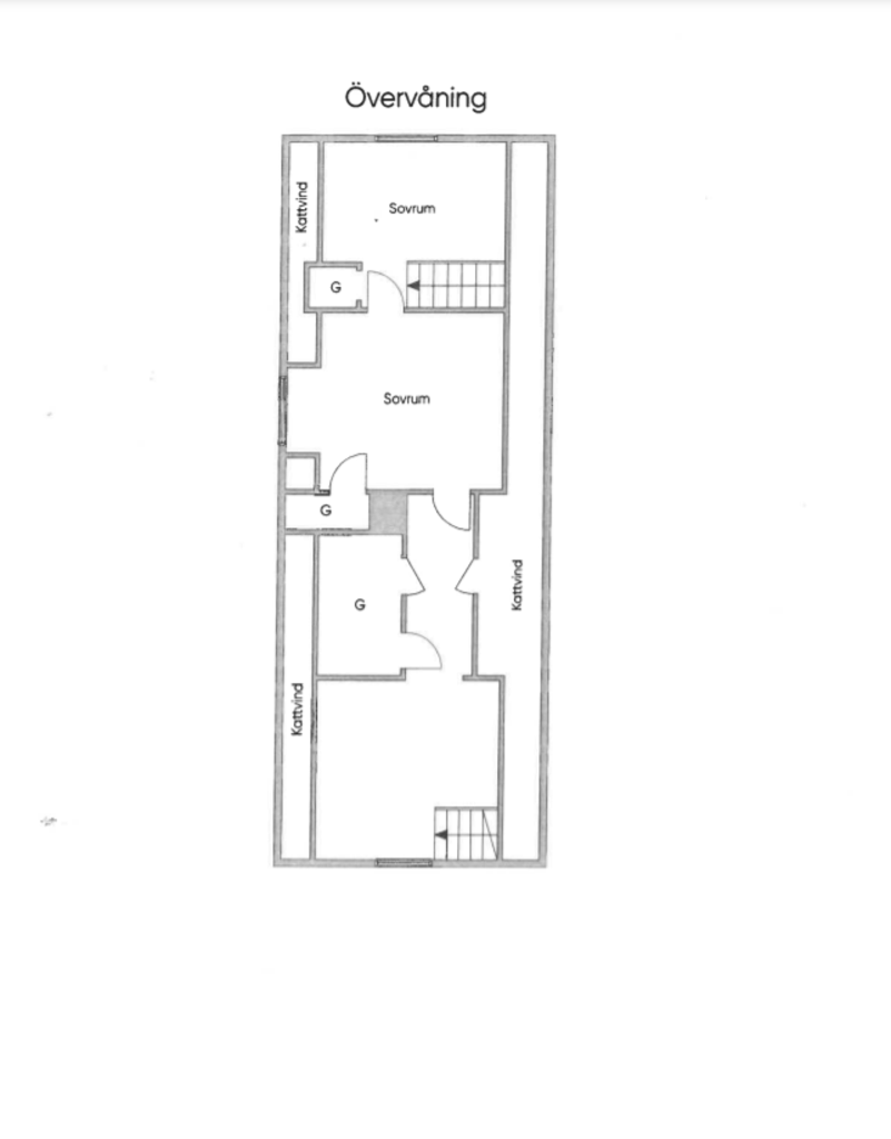 Planlösning övre plan