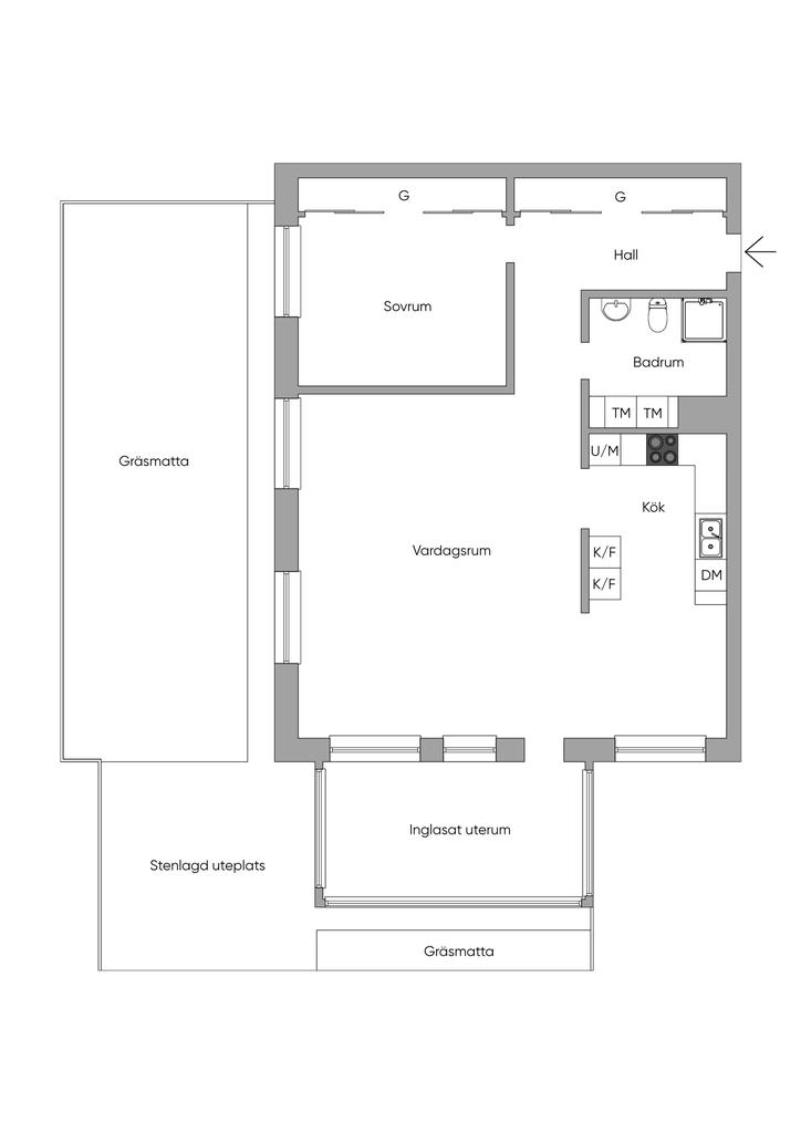 Befintlig planlösning