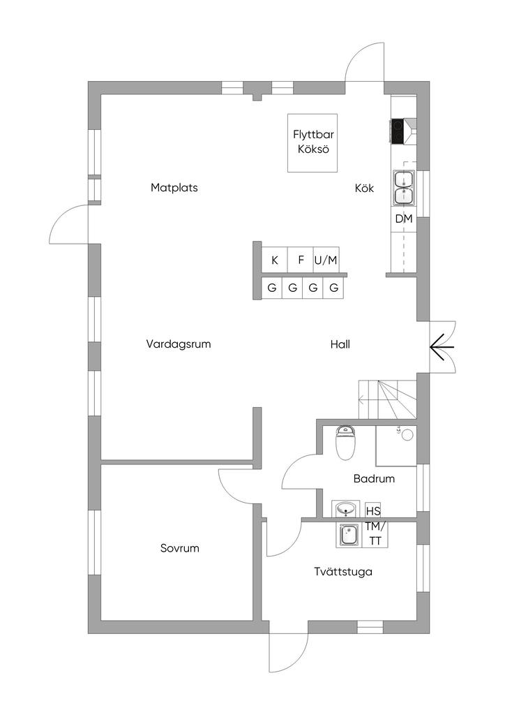 Planlösning Entréplan