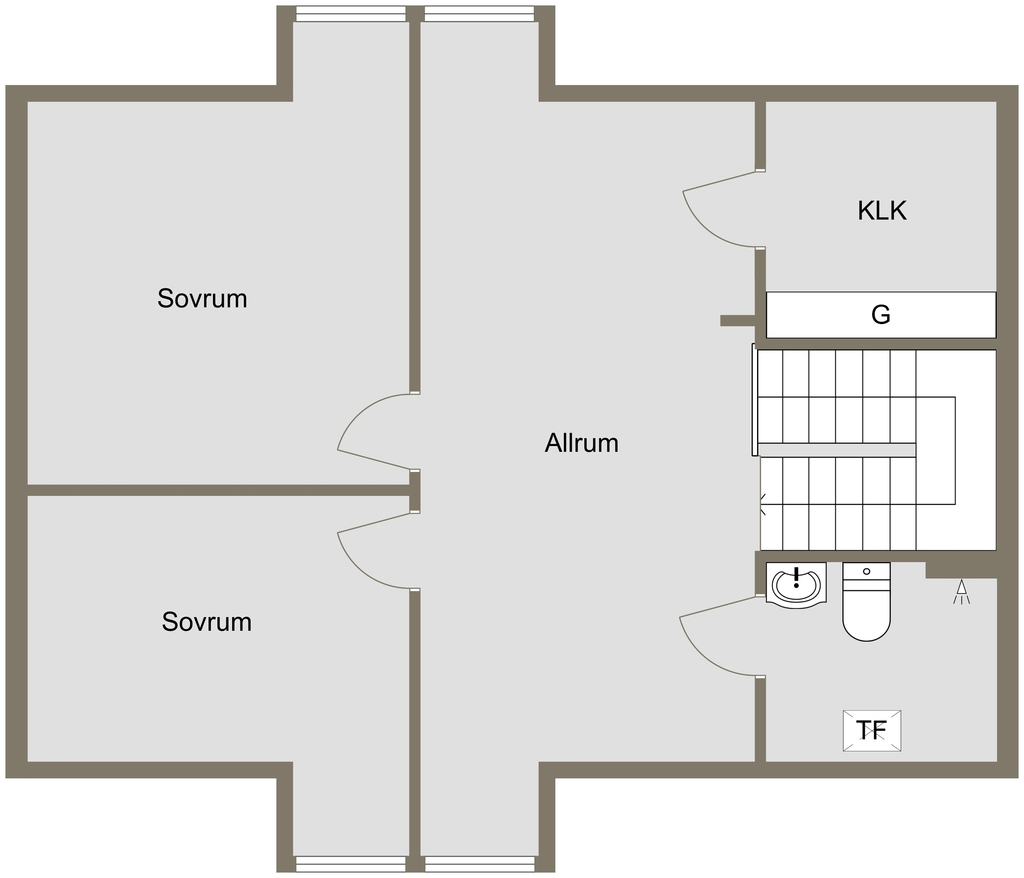 Planlösning vån 2