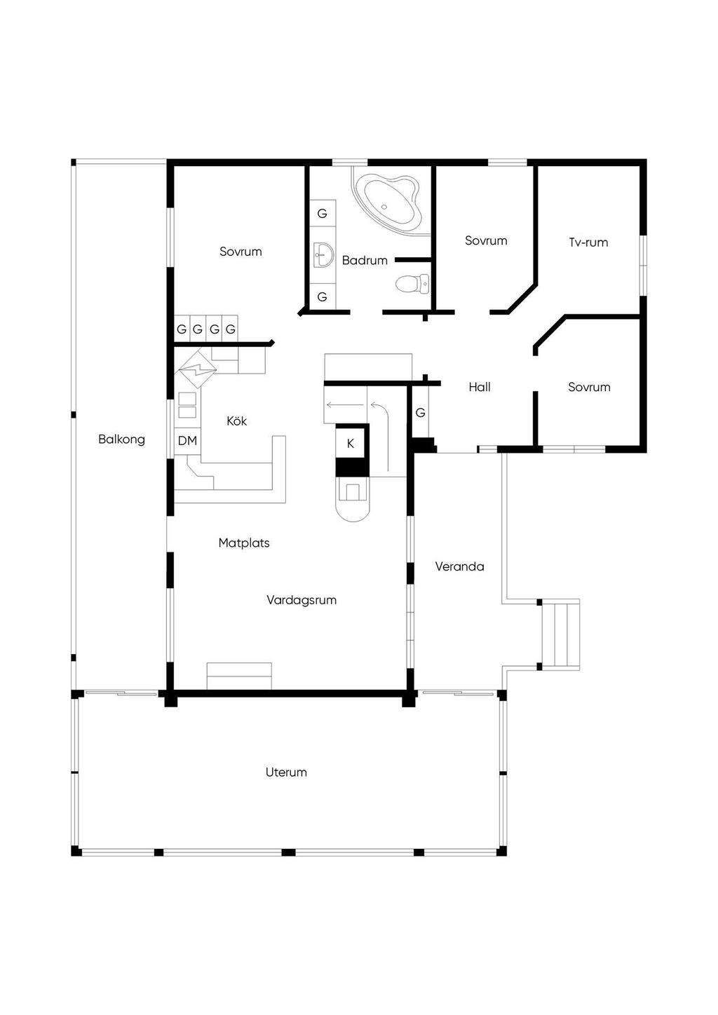 Planlösning Entréplan