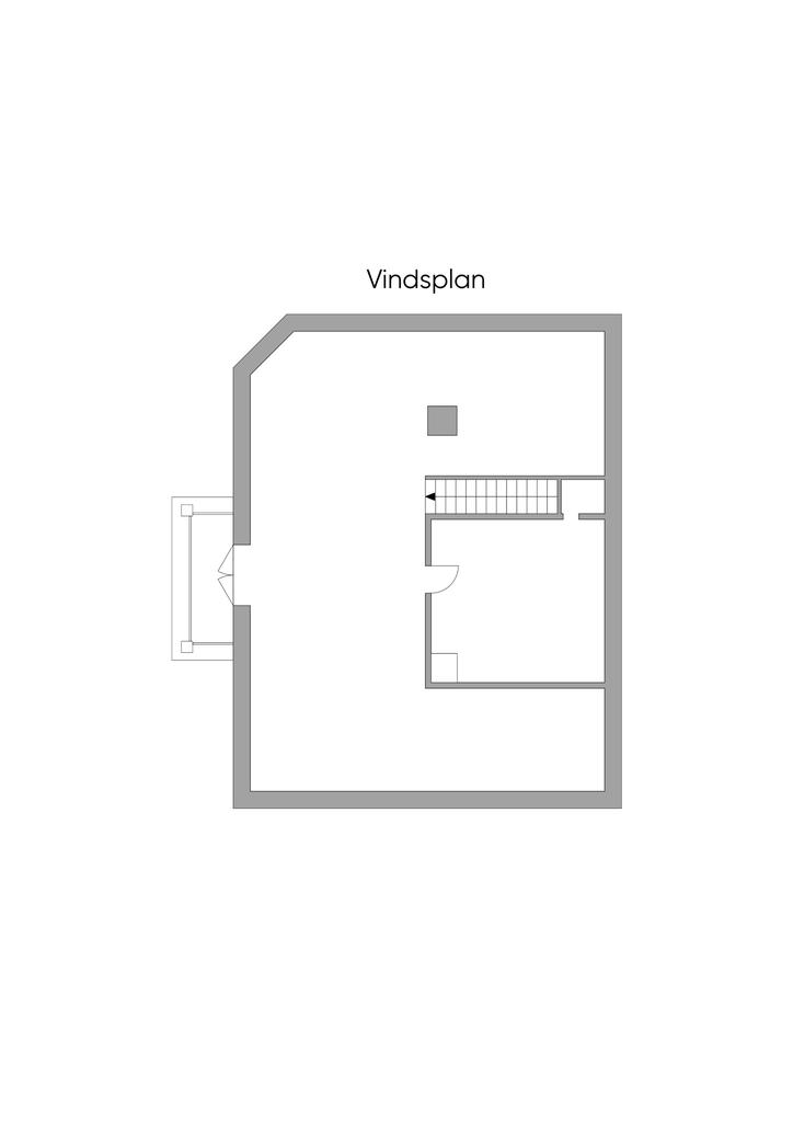 Planlösning vindsplan