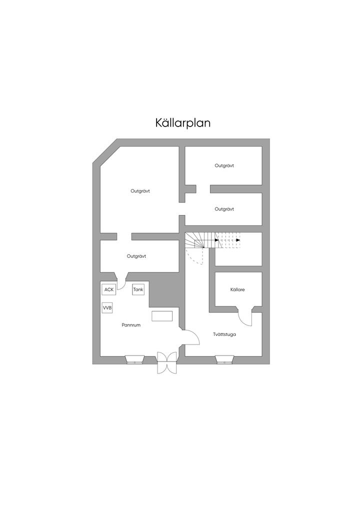 Planlösning källarplan