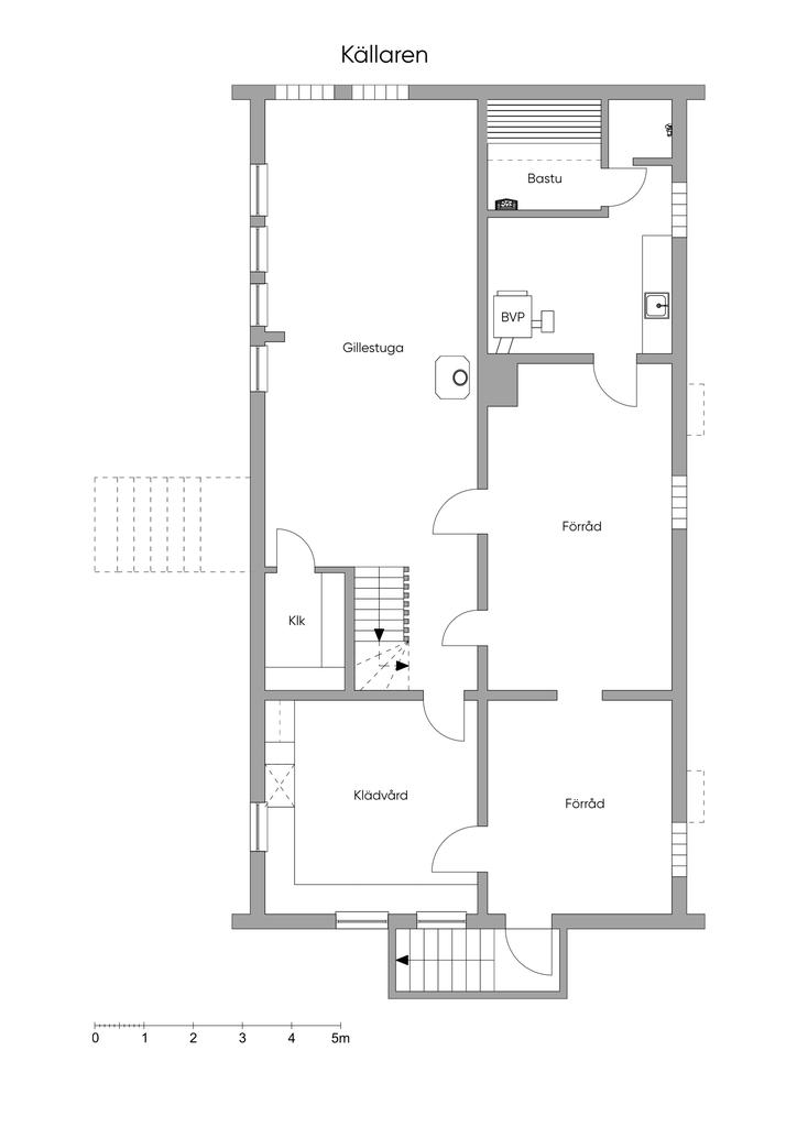 Planlösning källaren