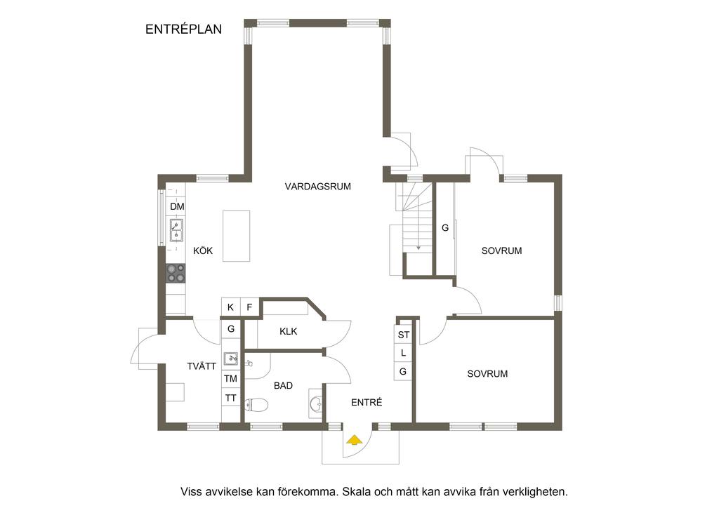 Planlösning entréplan