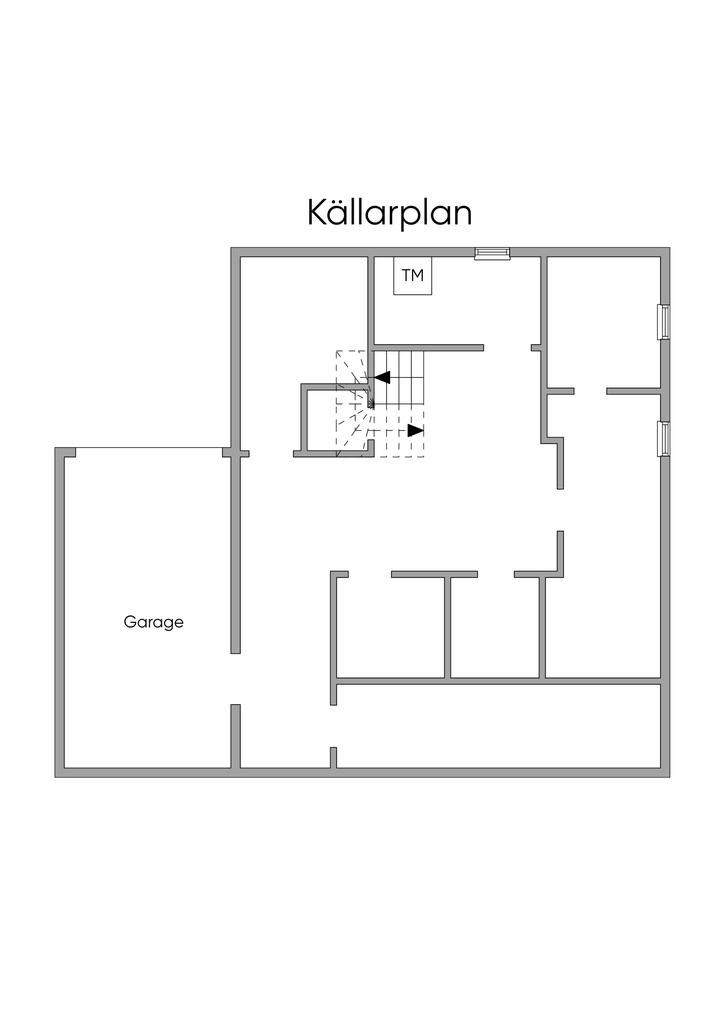 Planlösning källarplan